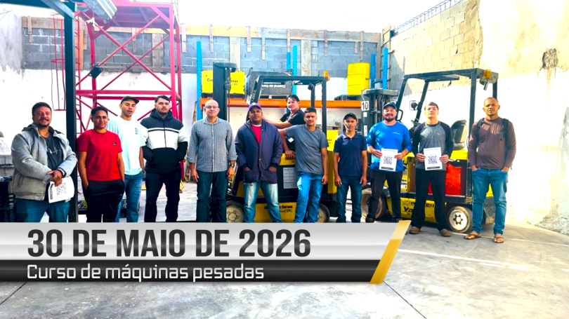 Curso de empilhadeira - 30 de maio de 2026