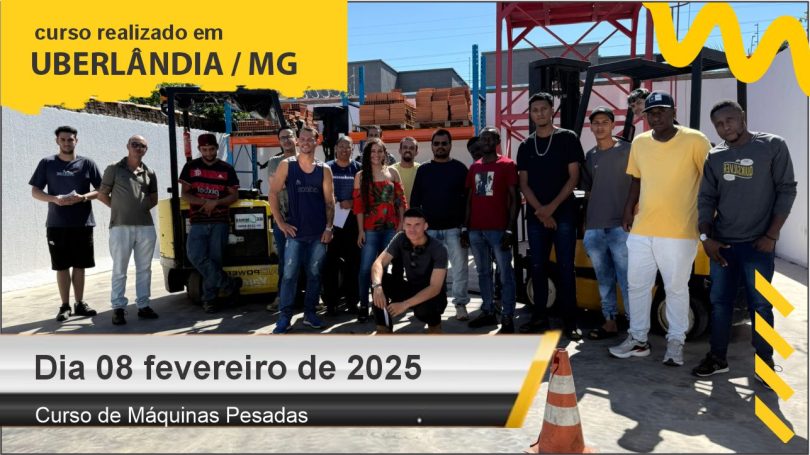 Curso de empilhadeira - Dai 08 de fevereiro de 2025