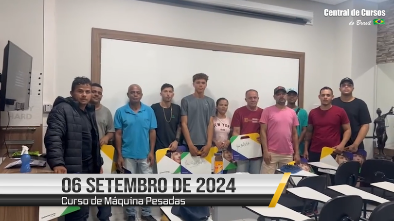 Curso de empilhadeira - Dia 06 de setembro de 2024