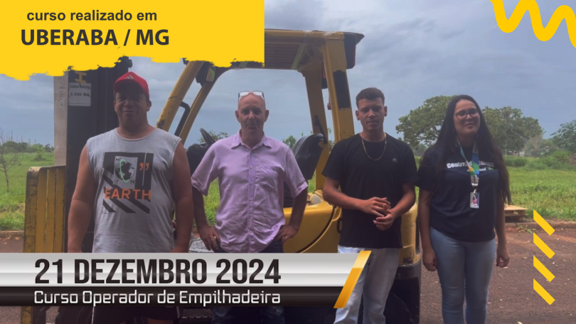 Curso de operador de empilhadeira em Uberaba
