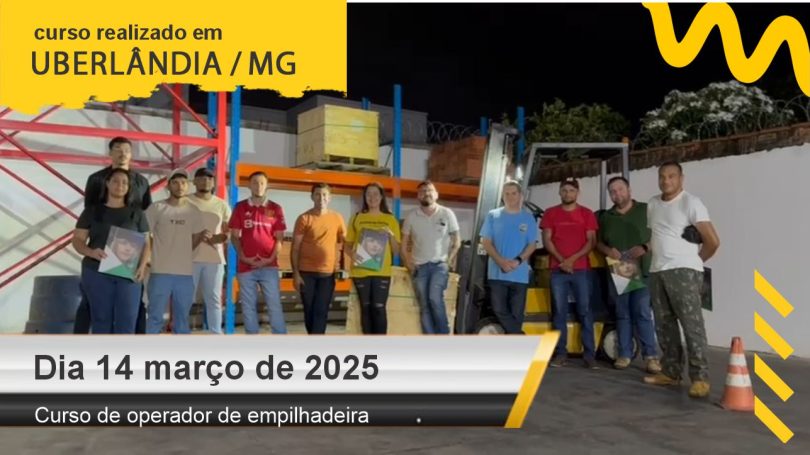 Curso de operador de empilhadeira me Uberlândia